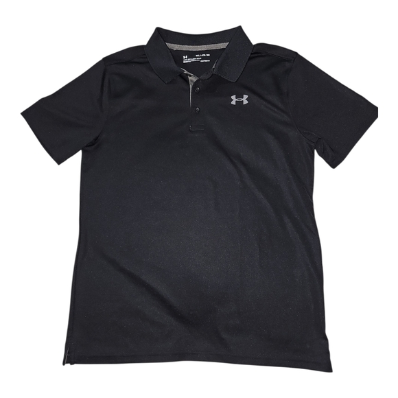 Under Armour Heatgear Boys YXL Polo Bundle in Black and Navy - Picture 1 of 8